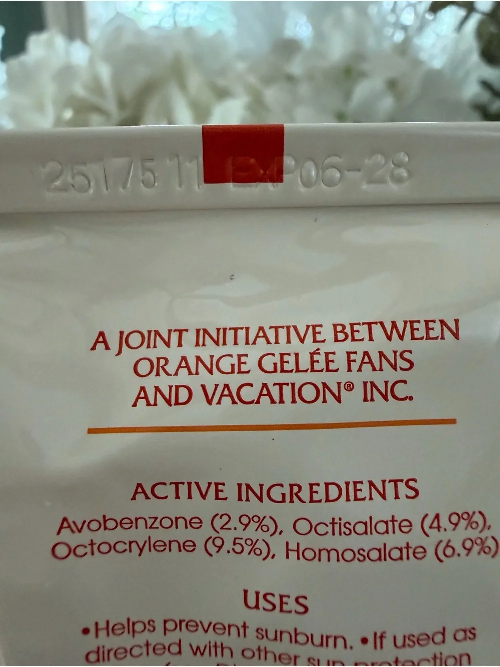 2 🍊Vacation Orange Gelee Sunscreen SPF 30 gel 3.12 oz new sealed no box lot of 2